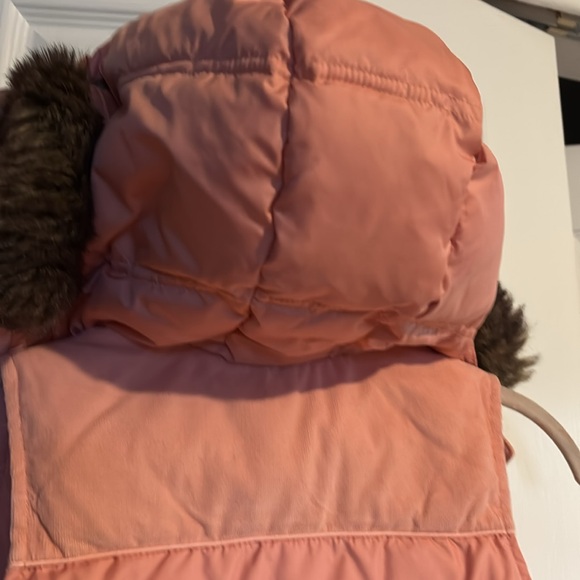 Juicy Couture Belle D'Juicy pink reversable puffer vest kids size 12 - Picture 9 of 13